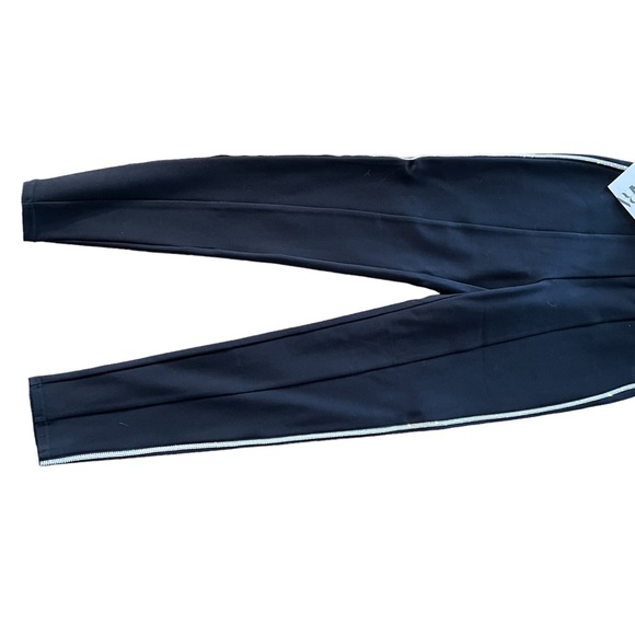 NWT Zara Stretch Leggings - Black - Rhinestone Side Edging - Inseam 27 - Picture 9 of 10